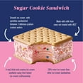 Fatboy Sugar Cookie Ice Cream Sandwich, 5 fl oz Bars, 6 Count (Frozen)